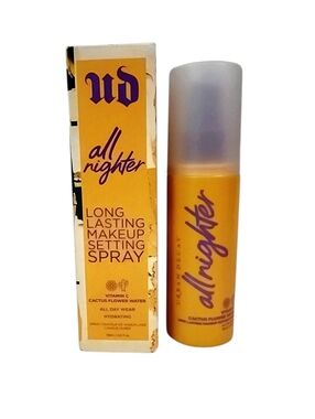 Urban Decay All Nighter Makeup Setting Spray With Vitamin C, New In Box
